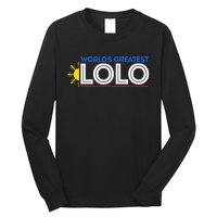 World's Greatest Lolo Filipino Grandpa Pinoy Father's Day Long Sleeve Shirt