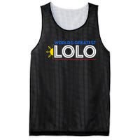 World's Greatest Lolo Filipino Grandpa Pinoy Father's Day Mesh Reversible Basketball Jersey Tank