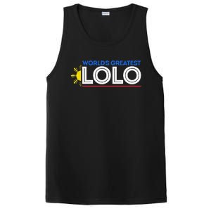 World's Greatest Lolo Filipino Grandpa Pinoy Father's Day PosiCharge Competitor Tank