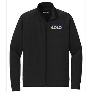 World's Greatest Lolo Filipino Grandpa Pinoy Father's Day Stretch Full-Zip Cadet Jacket