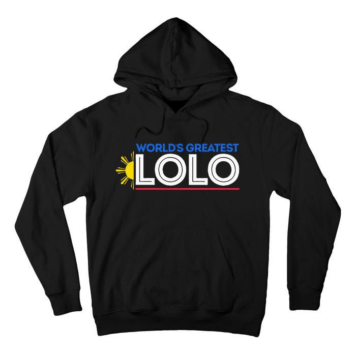 World's Greatest Lolo Filipino Grandpa Pinoy Father's Day Tall Hoodie