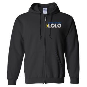 World's Greatest Lolo Filipino Grandpa Pinoy Father's Day Full Zip Hoodie