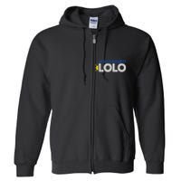 World's Greatest Lolo Filipino Grandpa Pinoy Father's Day Full Zip Hoodie