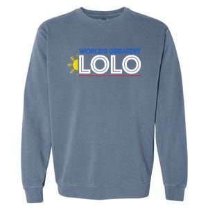 World's Greatest Lolo Filipino Grandpa Pinoy Father's Day Garment-Dyed Sweatshirt