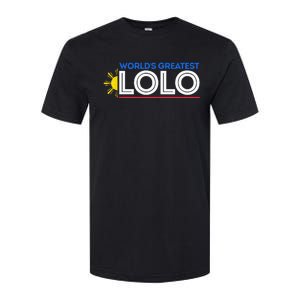 World's Greatest Lolo Filipino Grandpa Pinoy Father's Day Softstyle CVC T-Shirt