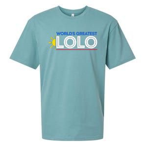 World's Greatest Lolo Filipino Grandpa Pinoy Father's Day Sueded Cloud Jersey T-Shirt