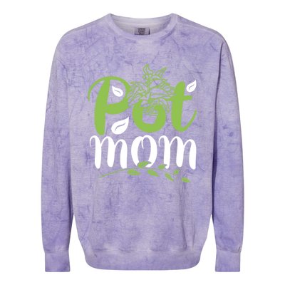 Wo Garden Lover Plant Collector Gardening Pot Mom Gift Colorblast Crewneck Sweatshirt