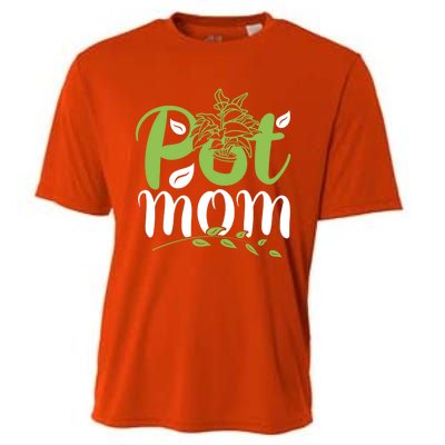 Wo Garden Lover Plant Collector Gardening Pot Mom Gift Cooling Performance Crew T-Shirt