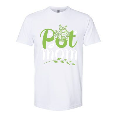 Wo Garden Lover Plant Collector Gardening Pot Mom Gift Softstyle CVC T-Shirt