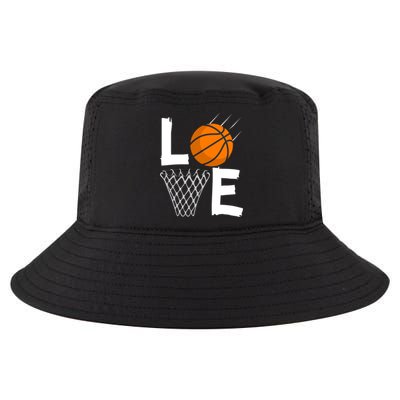 Wo Girls Love Basketball Hoodie | BBall Hoodie for Girls Cool Comfort Performance Bucket Hat