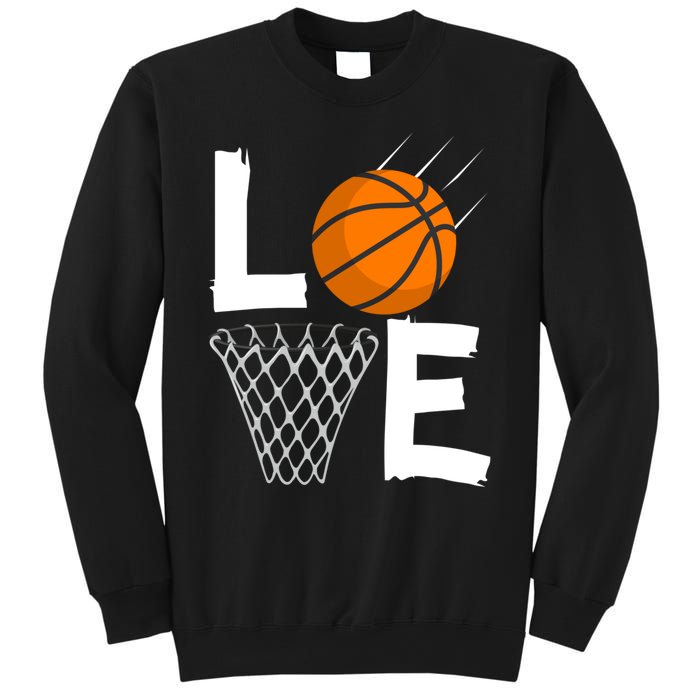 Wo Girls Love Basketball Hoodie | BBall Hoodie for Girls Sweatshirt