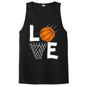 Wo Girls Love Basketball Hoodie | BBall Hoodie for Girls PosiCharge Competitor Tank