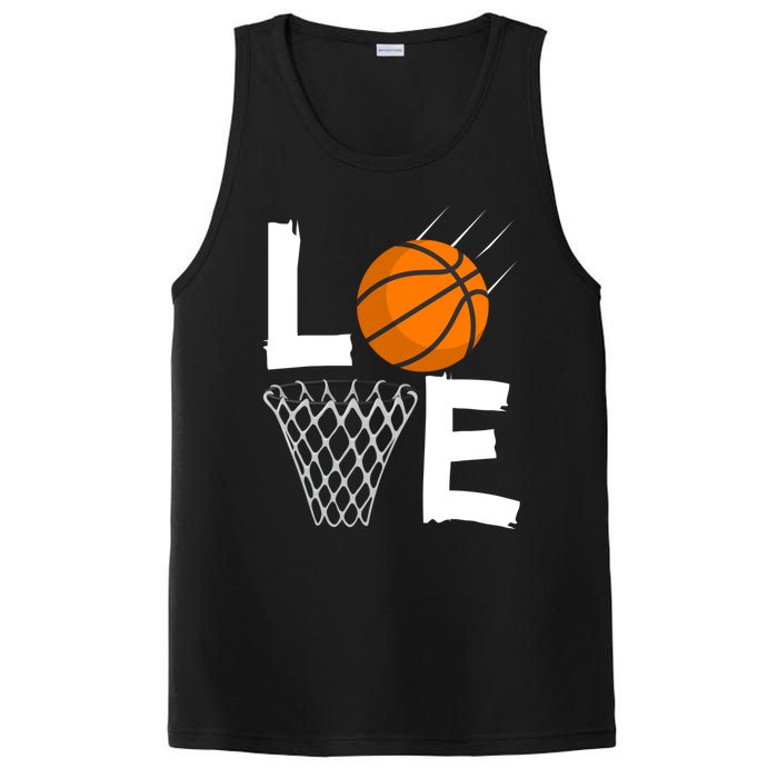 Wo Girls Love Basketball Hoodie | BBall Hoodie for Girls PosiCharge Competitor Tank