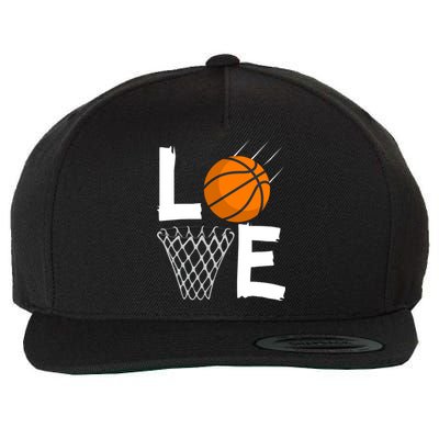 Wo Girls Love Basketball Hoodie | BBall Hoodie for Girls Wool Snapback Cap