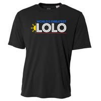 WorldS Greatest Lolo Filipino Grandpa Pinoy Cooling Performance Crew T-Shirt