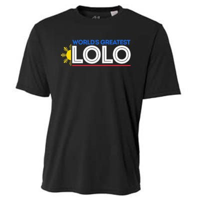 WorldS Greatest Lolo Filipino Grandpa Pinoy Cooling Performance Crew T-Shirt