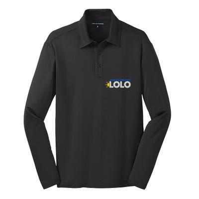 WorldS Greatest Lolo Filipino Grandpa Pinoy Silk Touch Performance Long Sleeve Polo