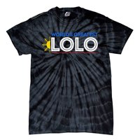 WorldS Greatest Lolo Filipino Grandpa Pinoy Tie-Dye T-Shirt