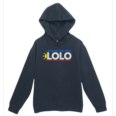 WorldS Greatest Lolo Filipino Grandpa Pinoy Urban Pullover Hoodie