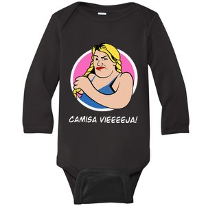 Wendy Guevara Las perdidas Funny Spanish Latina Baby Long Sleeve Bodysuit