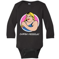 Wendy Guevara Las perdidas Funny Spanish Latina Baby Long Sleeve Bodysuit