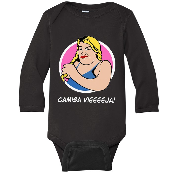 Wendy Guevara Las perdidas Funny Spanish Latina Baby Long Sleeve Bodysuit