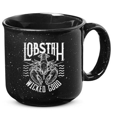 Wicked Good Lobstah Funny Maine Boston Cape Cod Lobster 15oz Campfire Ceramic Mug