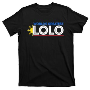 Worlds Greatest Lolo Filipino Grandpa Pinoy Fathers Day T-Shirt