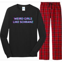 Weird Girl Like Schranz Music Long Sleeve Pajama Set