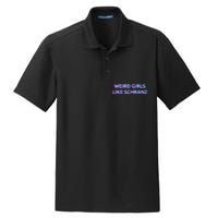 Weird Girl Like Schranz Music Dry Zone Grid Polo