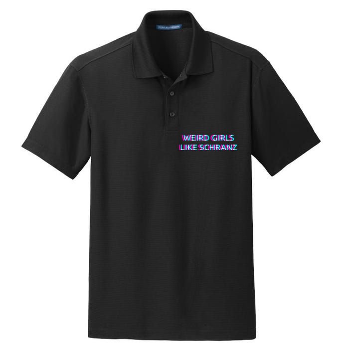 Weird Girl Like Schranz Music Dry Zone Grid Polo