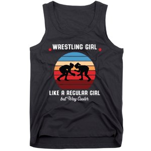 Wrestling Girl Like A Regular Girl But Cooler Tank Top