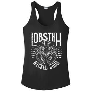 Wicked Good Lobstah Funny Maine Boston Ladies PosiCharge Competitor Racerback Tank