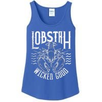 Wicked Good Lobstah Funny Maine Boston Ladies Essential Tank