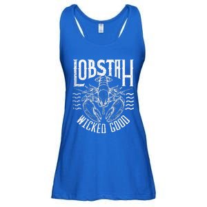 Wicked Good Lobstah Funny Maine Boston Ladies Essential Flowy Tank