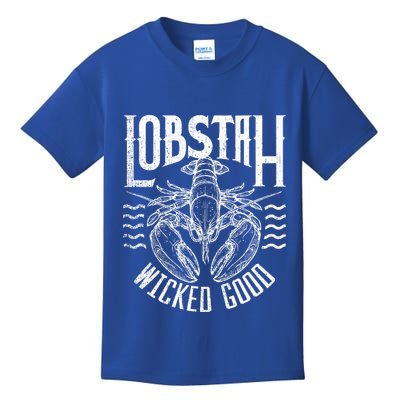 Wicked Good Lobstah Funny Maine Boston Kids T-Shirt
