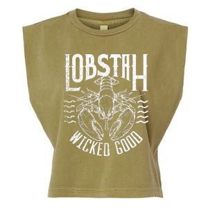 Wicked Good Lobstah Funny Maine Boston Garment-Dyed Women's Muscle Tee