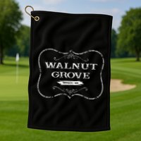 Walnut Grove Minnesota Mn 1874 Golf Towel