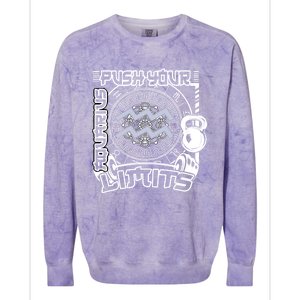 Workout Gym Motivation Aquarius Zodiac Funny Gift Colorblast Crewneck Sweatshirt