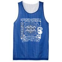 Workout Gym Motivation Aquarius Zodiac Funny Gift Mesh Reversible Basketball Jersey Tank