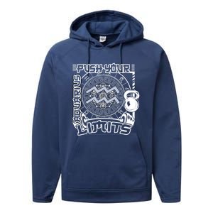 Workout Gym Motivation Aquarius Zodiac Funny Gift Performance Fleece Hoodie