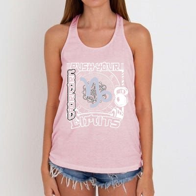 Workout Gym Motivation Capricorn Zodiac Gift Women's Knotted Racerback Tank