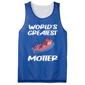 Worlds Greatest Motter Mothers Day Animal Pun Mom Mama Momma Gift Mesh Reversible Basketball Jersey Tank