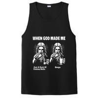 When God Made Me Just Dash Of Skills Ooops Funny Fishing PosiCharge Competitor Tank