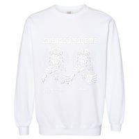 When God Made Me Just Dash Of Skills Ooops Funny Fishing Garment-Dyed Sweatshirt