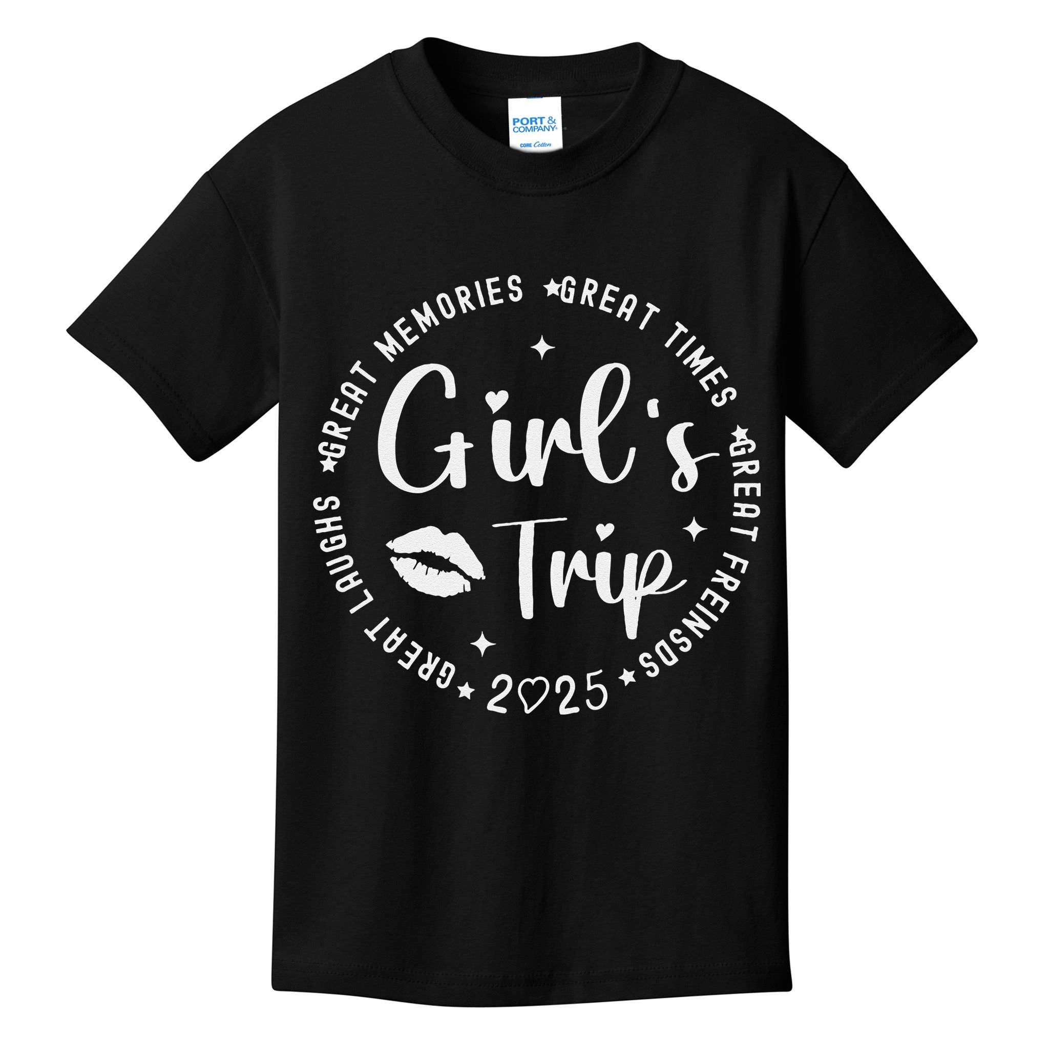 Weekend Great Memories Women Trip 2025 Kids T-Shirt