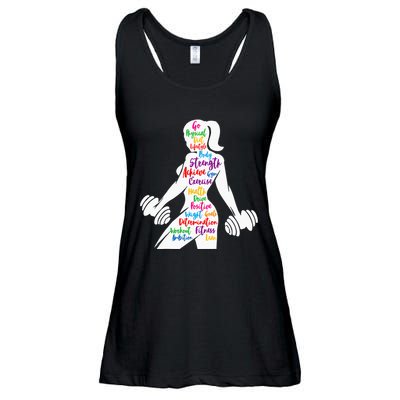 Women Gym Motivation Workout Motivational Fitness Lover Gift Ladies Essential Flowy Tank