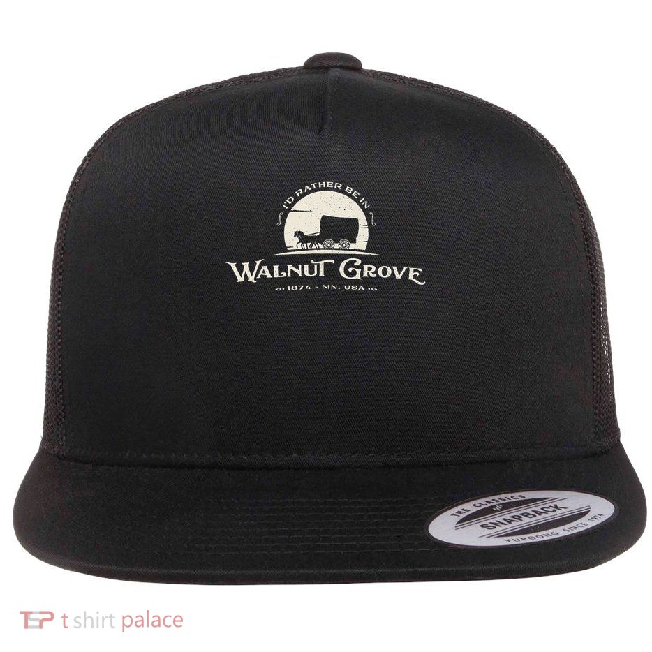 Walnut Grove Minnesota Mn 1874 Flat Bill Trucker Hat