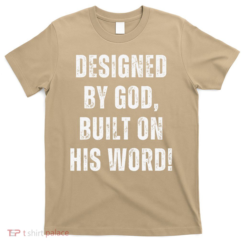 When God Made Me Religious Quote Bible Verse T-Shirt