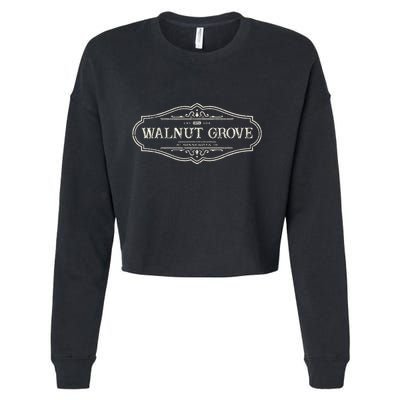 Walnut Grove Minnesota Mn 1874 Cropped Pullover Crew